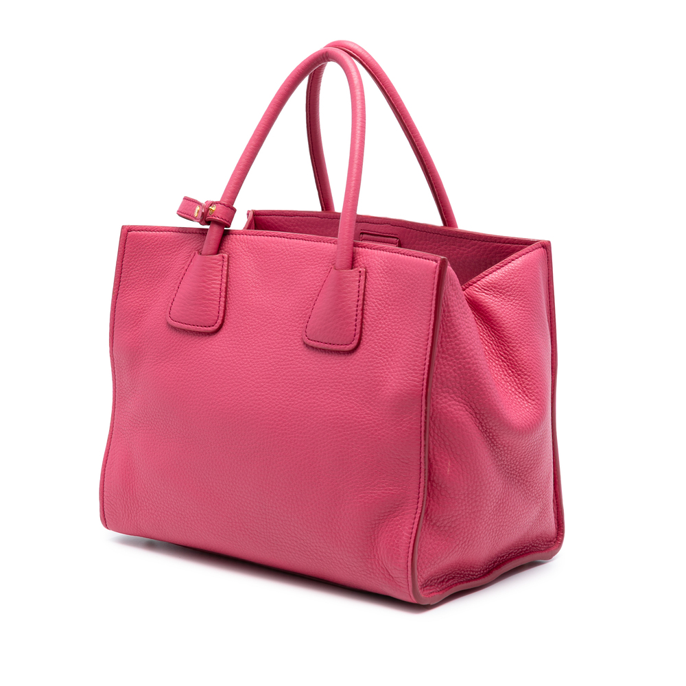 Pre-Loved Prada Vitello Daino Front Pocket Open Convertible Tote - Picture 2 of 6